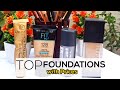 Best Foundations For All Skin Types Review | Dermacol | Fit Me | Huda Beauty | Krylon Paint Stick