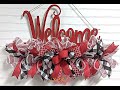 How to Make a Welcome Wreath Rail --  Simple and Easy Wreath Rail Kit for Beginners