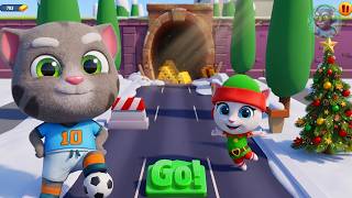 Talking Tom Gold Run Santa Village Update 🎅 ┃ Christmas Adventure Full Run screenshot 5