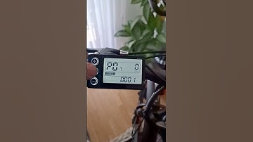 Display settings of the Colorway electric bike, model BK27