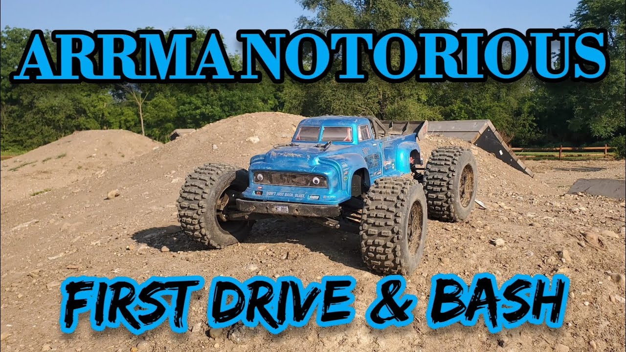 Arrma Notorious V5 First Drive, Speed Test & BASH! - YouTube
