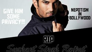 Sushant Singh Rajput death , Bollywood and the media circus