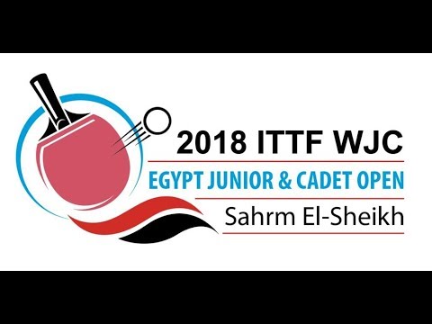 xu xin tenis de mesa 2018 Egypt Junior & Cadet Open - ITTF Junior Circuit