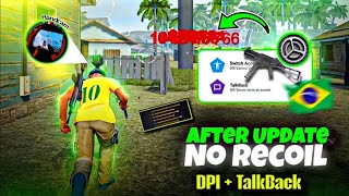 After ob50 update 😳Switch Access &amp; TalkBack Settings Free Fire || 0% Recoil 95% Headshots |