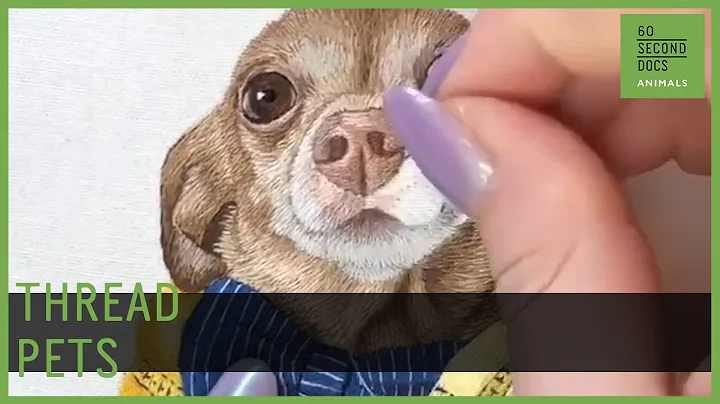 Embroidering Hyper-Realistic Pet Portraits