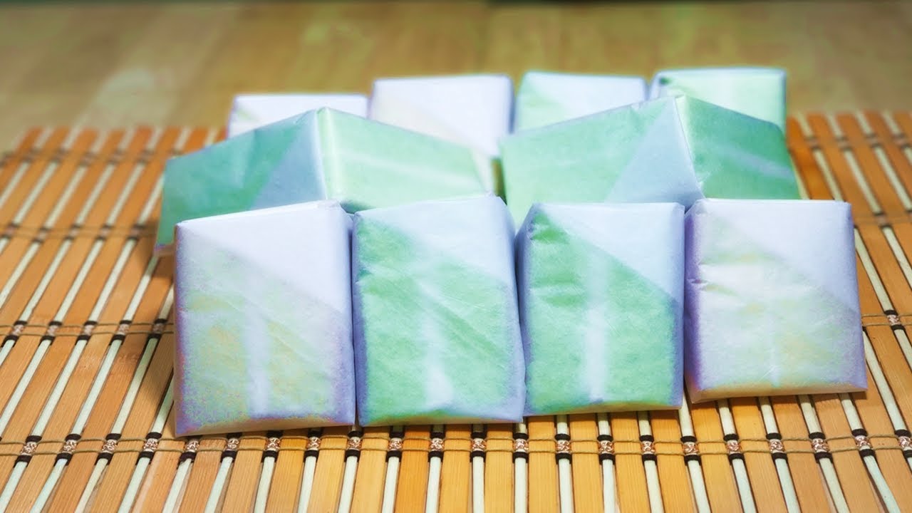 ห่อชิฟฟ่อน สอนห่อชิฟฟ่อนสามเหลี่ยม พร้อมวิธี ตัดชิฟฟ่อนเค้กสามเหลี่ยม  อธิบายละเอียดทุกขั้นตอน