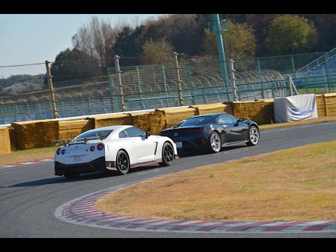 【CARトップTV】ガチンコバトル！　ホンダNSXvs日産GTRニスモ　keiichi tsuchiya akihiko nakaya 　HONDA NSX vs NISSAN GT-R NISMO