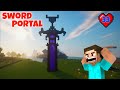 I Made A Sword Nether Portal In Minecraft Survival (Hindi) |MCPE| EP 33