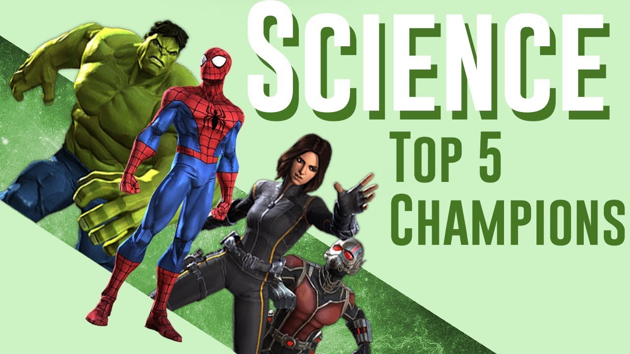 Top 5 Science Champions (2017) | Marvel Contest of Champions - YouTube