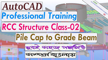 Structural Drawing l Pile Cap l Pile Cap sectionl Grade Beam Layout Plan l Long Section of G-Beam .