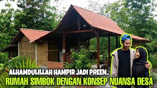 RUMAH SIMBOK DENGAN KONSEP NUANSA DESA, ALHAMDULILLAH HAMPIR SELESAI PREEN !!