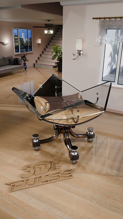 Glass Table Transforms from Round to Square | Sleek Convertible Furniture Design