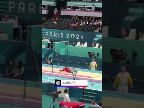 😬😬 Ça arrive même aux meilleurs ! #olympics2024 #olympics #paris2024 #gymnastics