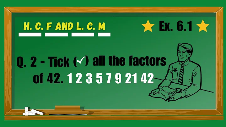 Tick all the factors of 42. #factors #lcm #hcf|| Class 5, Ex—6.1 || splendid math| beyond numbers |