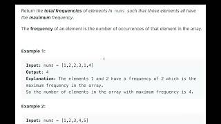 LC#3005.  Count Elements With Maximum Frequency - Arabic