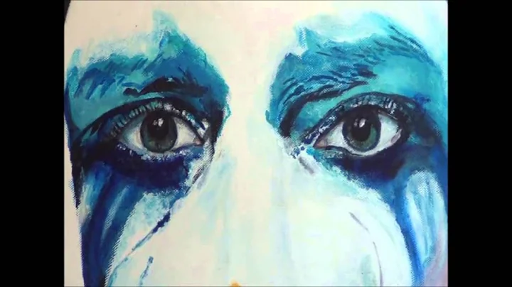 Lady Gaga 'Applause' cover painted by Kinga Syrek