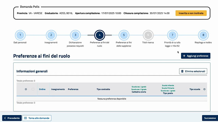 TUTORIAL COMPILAZIONE 150 PREFERENZE 2025/26: SUPPLENZE GPS, RUOLO SOSTEGNO E CONTINUITÀ DIDATTICA