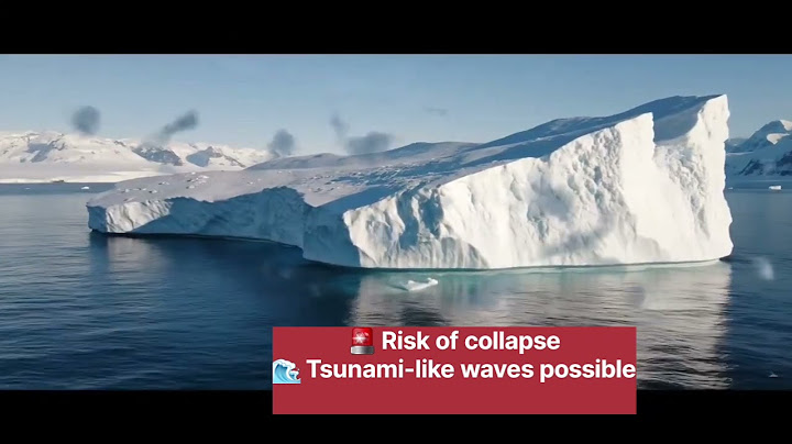 "When Nature Gets Too Close: Greenland’s Giant Iceberg Scare!" #ai