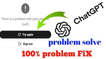 ChatGPT There Is a Problem With Your Request Null Error Fix | ChatGPT App Not Working Solution 