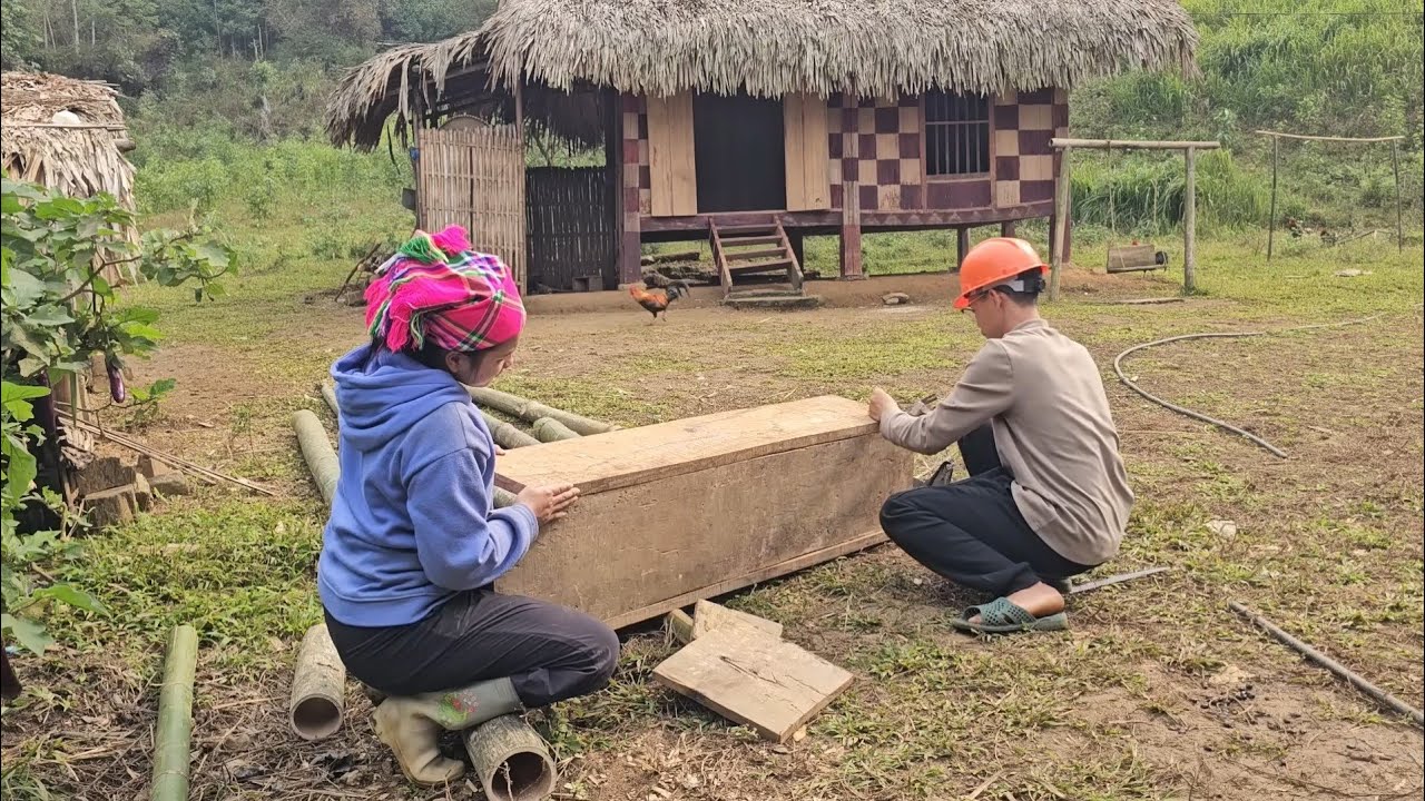 A Single Mother and an Engineer Built a Goat Shed — Then Picked Up Their Child ❤️
