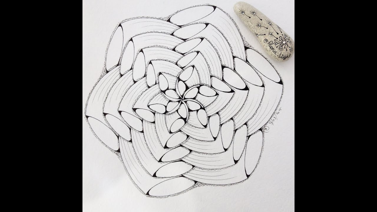 One Tangle Mandala - Movement, original pattern