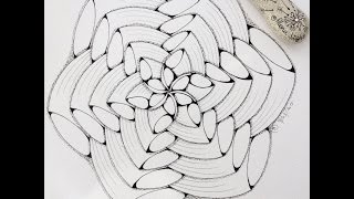 One Tangle Mandala - Movement, original pattern