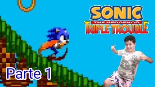 Jogando Sonic Triple Trouble Prate 1
