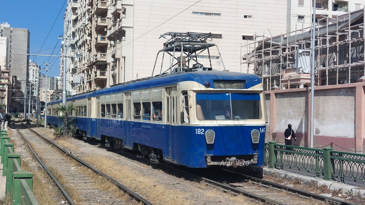 رحلة كاملة في خط ترام الرمل رقم 1 بالاسكندرية من محطة الرمل الى فيكتوريا/النصر 2024
