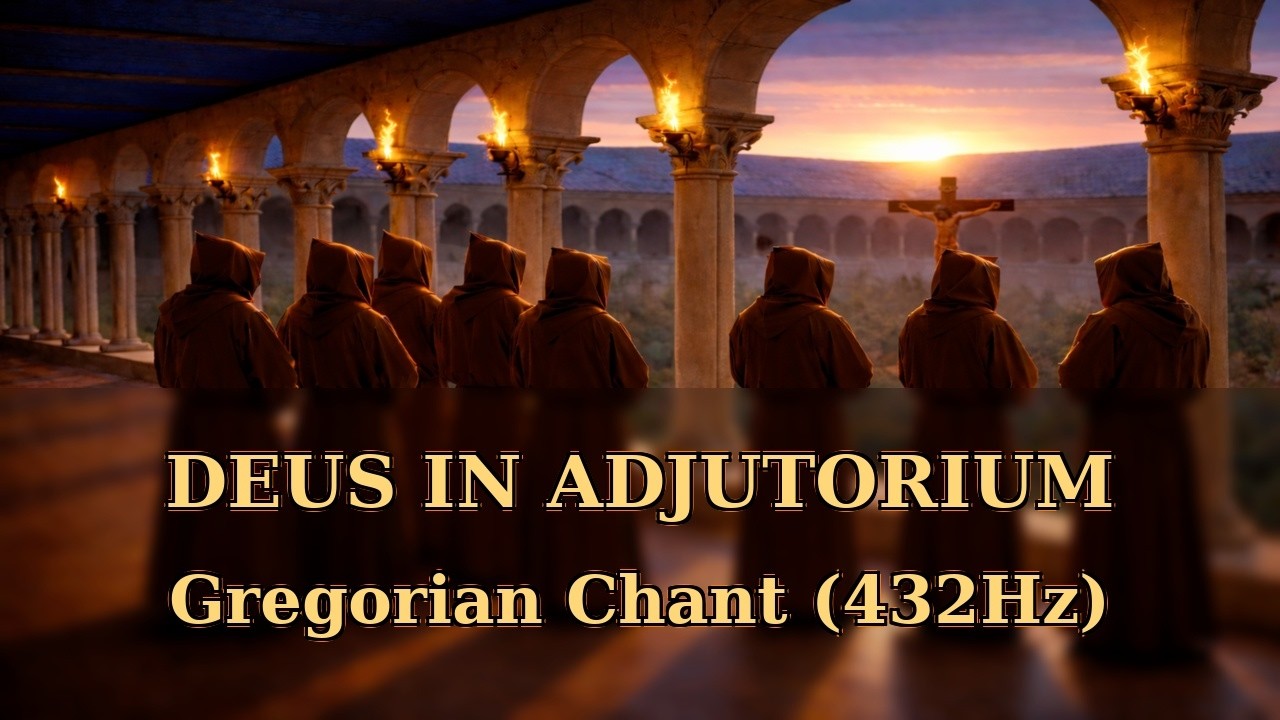 Gregorian Chant – Deus in Adjutorium (432Hz)