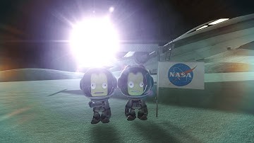 KSP - SSTO Landing on Minmus!