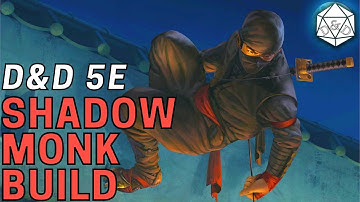 The Master of Infiltration and Shadows | Way of Shadow Monk Multiclass Build D&D 5e