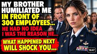 Details My Brother Humiliated Me In Front Of 300 Employees — He Had No Idea I Was The Reason He Guide