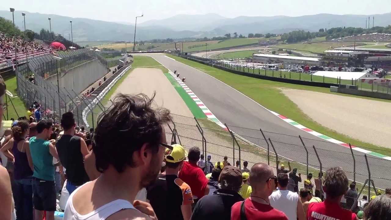 Crash Valentino rossi Mugello