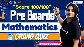 CBSE Class 9: Pre boards Mathematics Grand Quiz | Unacademy Class 9 & 10 | Surabhi Gangwar