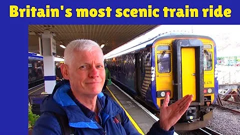 UK's MOST SCENIC TRAIN JOURNEY: Fort William to Mallaig. See Caledonian Sleeper & Glenfinnan viaduct