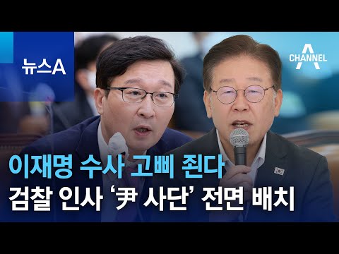   이재명 수사 고삐 죈다 검찰 인사 尹 사단 전면 재배치 뉴스A