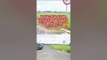 Bán đất lớn 2 mặt tiền tại xã Nhuận Đức, huyện Củ Chi, HCM. Gần 1 Ha, 9880m2. 160 x 61m. Giá 30 tỷ