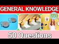 Educational General Knowledge Quiz Trivia 659 📚💡| Can You Answer All 50 Questions Correctly? 2026