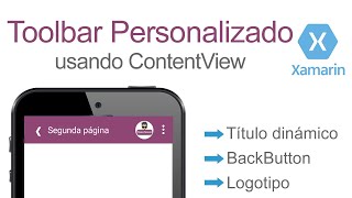 Crear Toolbar personalizado usando ContentView Paso a paso - Xamarin Forms 📱