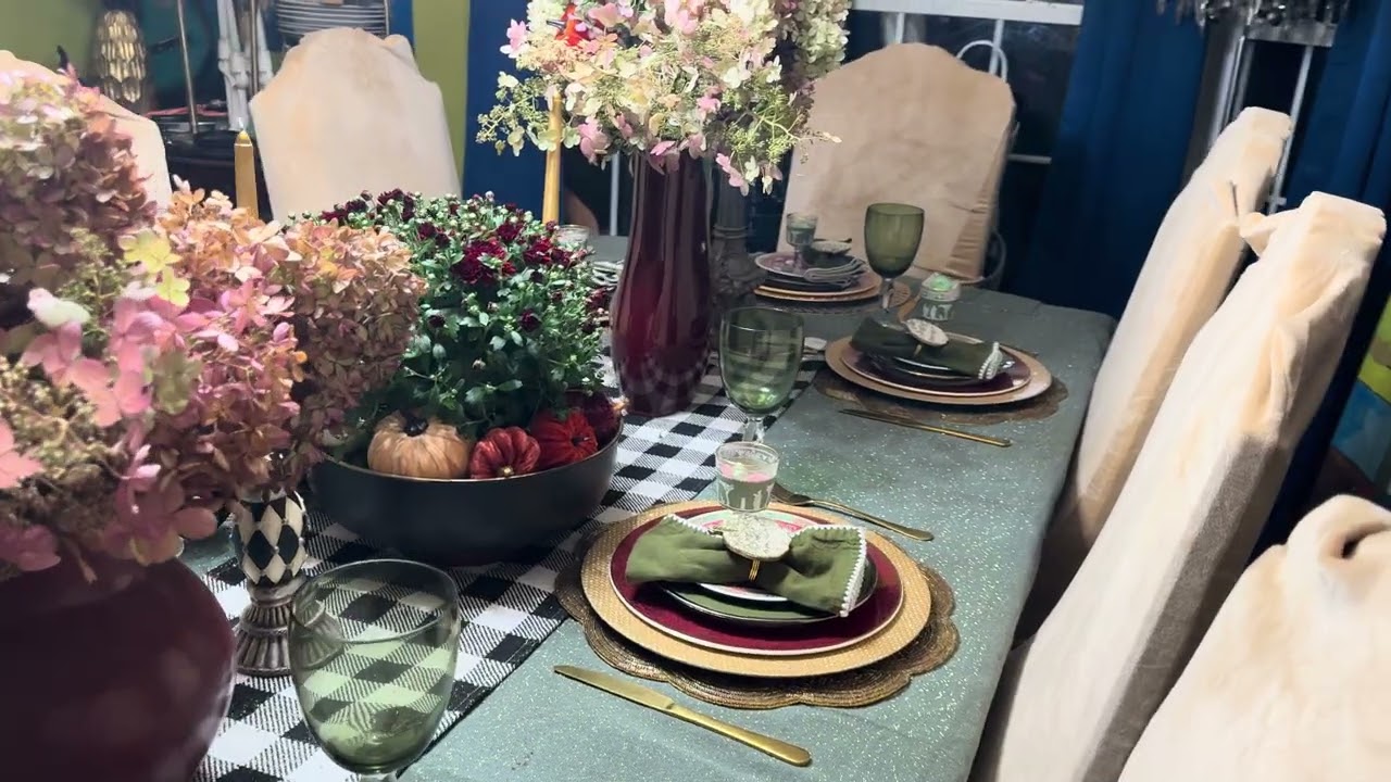 All about Fall Tablescape 
