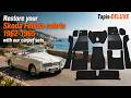 Video: Complete interior carpet kit for Skoda Felicia cabrio 1962-1965 (only LHD)
