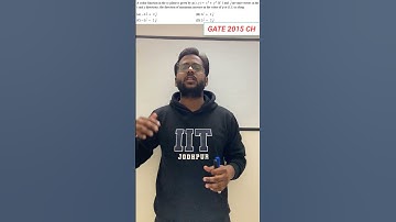 GATE 2023 [ IIT Kanpur ] Analysis of GATE 2015 Paper for Vector Calculus#gate2023#iitkanpur#shorts