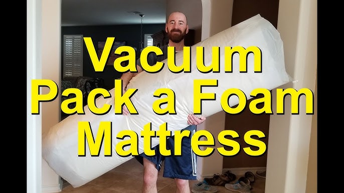 Vacuum Sealer Bags for Mattress Work? Testing it on a 12 Thick Mattress! 