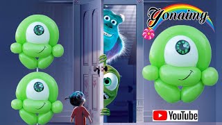 Mike Wazowski Balloon Monster INC.- Chibi Balloon 😍.Globoflexia.