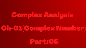 Complex Analysis||Chapter -1||Honours 3rd year||Complex number|| Bangla lecture ||@NuMathMukshitu