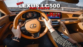 2024 Lexus LC500 (Facelift) Bespoke Performance Top  POV Test Drive & Sound