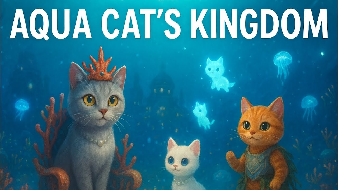 Aqua cat's kingdom 🐈👑🐳| An Aqua Daydream Story 🍃🐟#viral #fyp #explore # ...