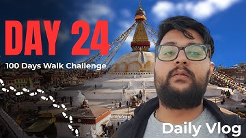 Day 24 of 100 Days Walking Challenge | Starting My Journey | Puru on Camera
