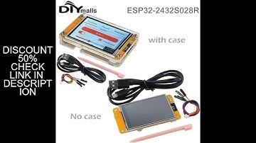 2.8" ESP32-2432S028R ESP32 Display ILI9341 Resistive Touchscreen TFT LCD Module ESP-WROOM-32 Develop