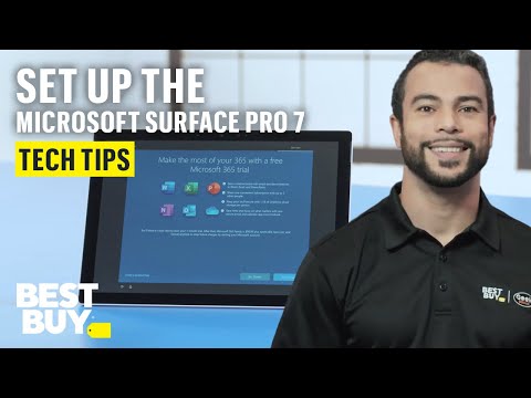 Tech Tips: How to set up a Microsoft Surface Pro 7.